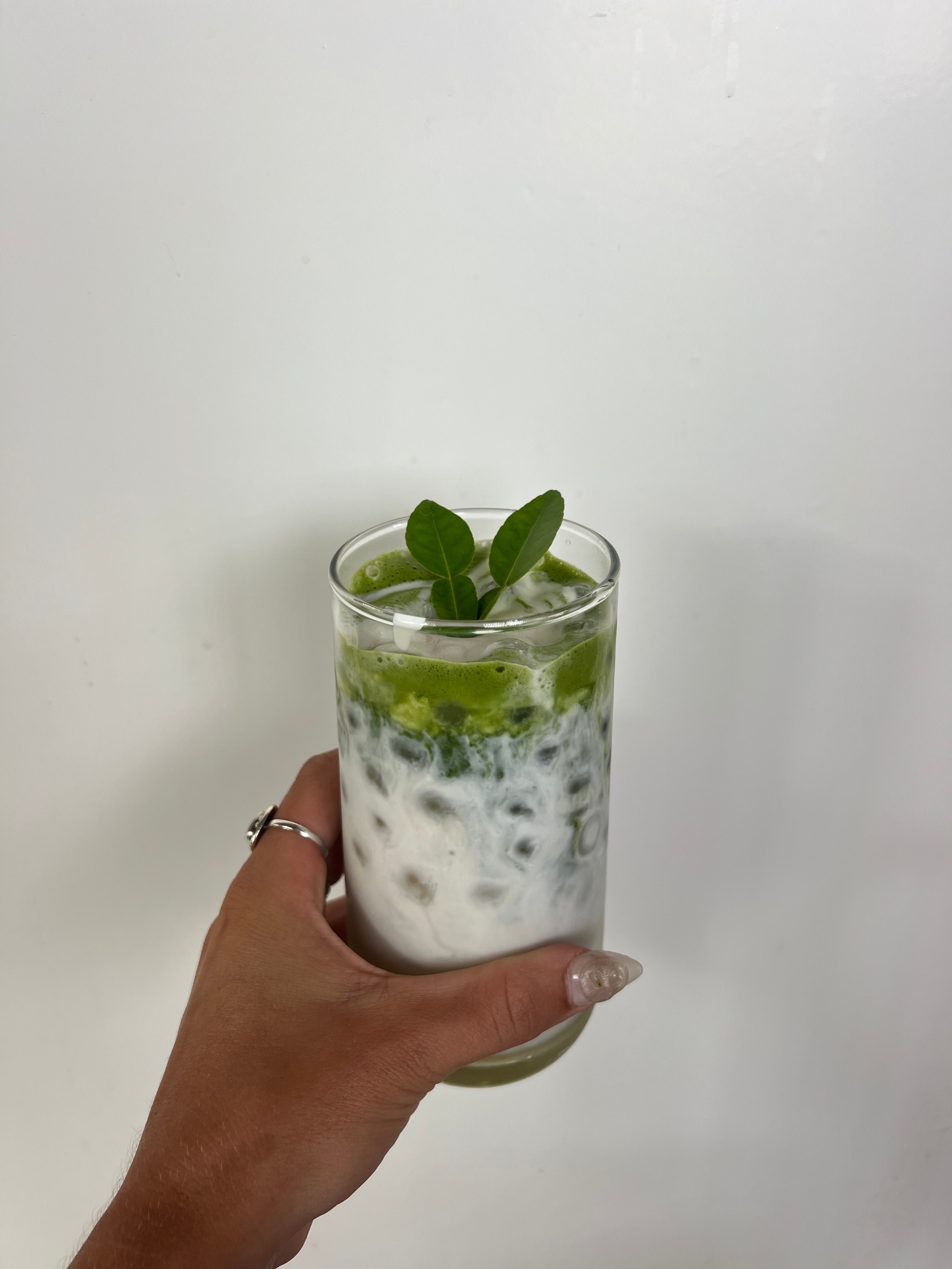 Tom Kha Matcha Glass