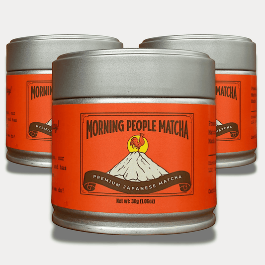 Morning People Matcha - Premium Organic 30g (3 Pack)